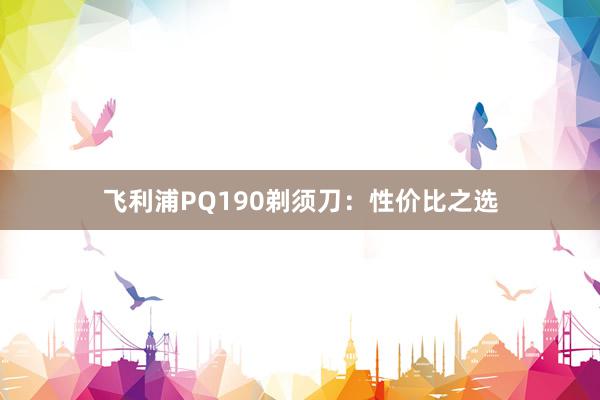 飞利浦PQ190剃须刀：性价比之选